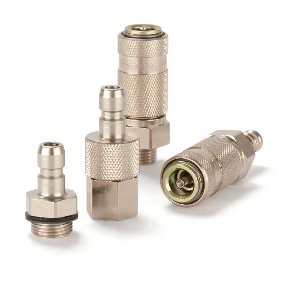 Parker優(yōu)質(zhì)的氣動快換接頭，符合德國工業(yè)標(biāo)準(zhǔn)結(jié)構(gòu)，51系列