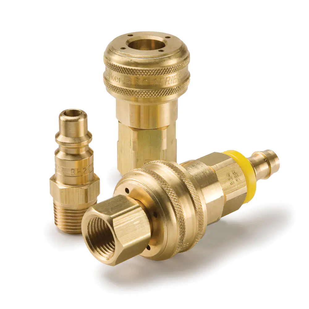 Parker30系列快換陰接頭 - 快速連接空氣軟管以及工具的快換接頭，用于氣動(dòng)，空氣應(yīng)用，工業(yè)互換型