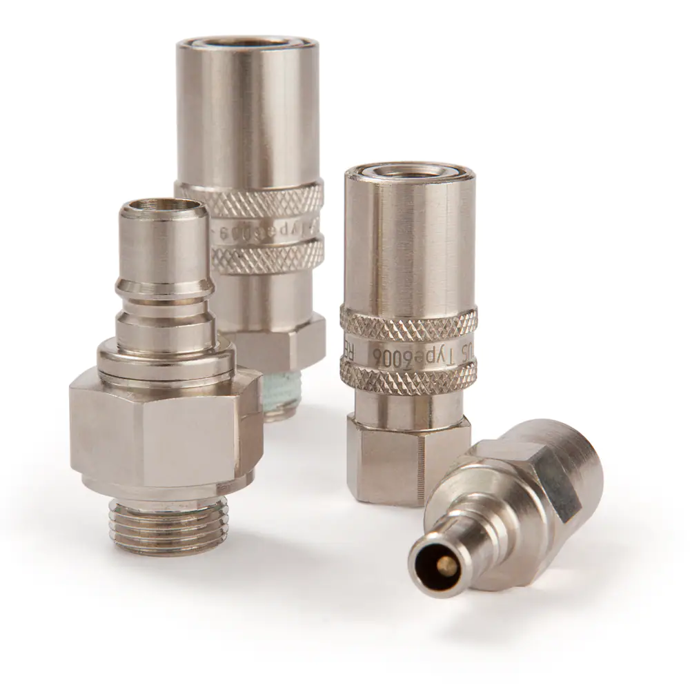 派克6006/6009/6012/6016系列快換接頭，符合法國Frenchmatic I標(biāo)準(zhǔn)結(jié)構(gòu)